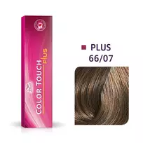 Wella Professionals Color Touch Plus, Ammonia-Free, Semi-Permanent Hair Dye, 66/07 Dark Blonde Natural Intense Chestnut, 60 ml