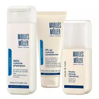 Marlies Möller Xmas Set by Marlies Moller: Lift-Up Hair Conditioner for Volume, 100 ml + Finally Strong Hair Spray for Styling, Strong Hold, 125 ml + Daily Volume Hair Shampoo, 200 ml