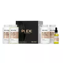 Revox B77 Set: Plex Bond Step 3, Hair Cream Treatment, Anti-Breakage, 260 ml + Plex Bond Step 4, Hair Shampoo, for Strengthening, 260 ml + Plex Bond Step 5, Hair Conditioner, Restores, 260 ml + Plex B