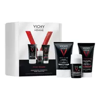Vichy Homme Kit, Aftershave Balm, 75 ml + Face Cream 50 ml + Antiperspirant, 50 ml