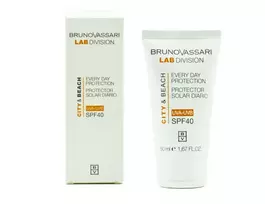 Bruno Vassari City  AND  Beach, Titanium Dioxide, Hydrating Cream, Morning, For Face, SPF 40, 50 ml