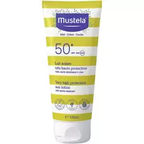 Mustela Very High Protection, Water-Resistant Sunscreen Lotion, SPF 50+, 100 ml