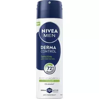 Nivea Deodorant, Antitranspirant Spray for Sensitive Skin Men Derma Control Sensitive (Antiperspirant) 150ml (Spray, 150ml)