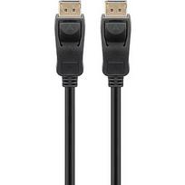 Goobay DisplayPort 2.0/2.1 cable, 16K @ 60Hz, 80Gbit/s black, 3 meters 74762