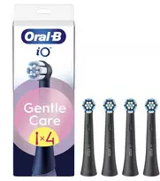 Oral-B Oral-B iO Gentle Care Replacement Brush Heads for Sensitive Gums, Black, 4 Count