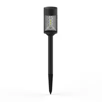 Forever Light Solar LED Lamp Steel Post SUNARI FLS-15, black