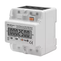 Qoltec Three-phase electronic energy meter | 400V | LCD | 4P | DIN rail
