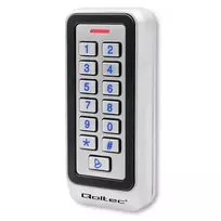 Qoltec RHEA code lock with RFID reader | Code | Card | Key fob | Doorbell | IP68 | EM