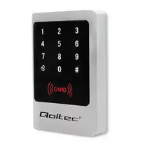 Qoltec MIMAS code lock with RFID reader | Code | Card | Key fob | Doorbell button | IP68 | EM