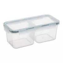 NHG Storage container Amsterdam with silicone ring 2x480ml