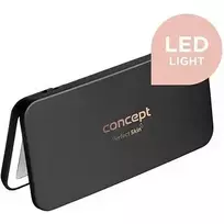 Concept  KZ2020 Black LED Illuminated Cosmetic Pocket Mirror