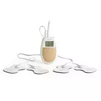 500 Cosmetics U-Tonic, Electrostimulation with 4 Vibrating Units, Massagers for Muscles, White, Unisex, Adult