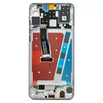 For_Huawei LCD Display + Touch Unit + Front Cover for Huawei P30 Lite, White (for 48MP photos)
