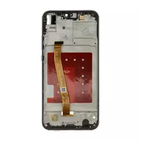 For_Huawei LCD Display + Touch Unit + Front Cover for Huawei P20 Lite, Black (No Logo)