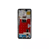 For_Honor LCD Display + Touch Unit + Front Cover for Honor X8a/90 Lite, Black