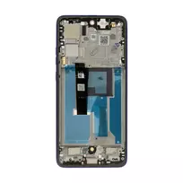 Motorola  Edge 50 Neo LCD Display + Touch Unit + Front Cover Blue (Service Pack)