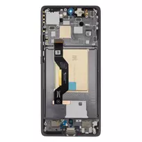 Motorola  Edge 50 5G LCD Display + Touch Unit + Front Cover, Koala Grey (Service Pack)