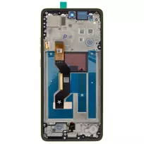 Motorola  G86 LCD Display + Touch Unit + Front Cover Green (Golden Cypress) (Service Pack)