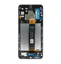 For_Samsung LCD display + Touch Unit + Front Cover for Samsung Galaxy A32 5G, Black (CDOT Version)