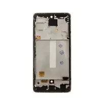 For_Samsung LCD display + Touch Unit + Front Cover for Samsung A525/A526 Galaxy A52/A52 5G/A52s 5G in Black