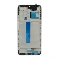For_Samsung LCD display + Touch Unit + Front Cover for Samsung Galaxy A25 Black