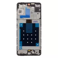For_Samsung LCD display + Touch Unit + Front Cover for Samsung Galaxy M55 5G, Black