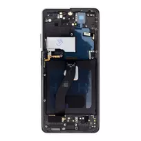 For_Samsung LCD display + Touch Unit + Front Cover for Samsung SM-G998 Galaxy S21 Ultra Phantom Black
