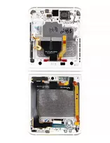 SAMSUNG LCD display + Touch Unit Inner F711B Galaxy Z Flip 3 5G Cream (Service Pack)
