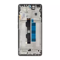 For_Xiaomi LCD Display + Touch Unit + Front Cover for Xiaomi Redmi Note 13 Pro 4G Midnight Black