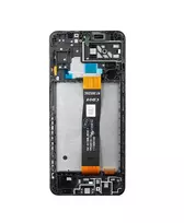 For_Samsung LCD display + Touch Unit + Front Cover for Samsung Galaxy A04s A047F Black