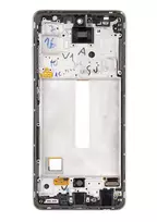 SAMSUNG LCD display + Touch Unit A526/A525 Galaxy A52 White (Service Pack)