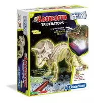 Clementoni Science  AND  Play Archeofun Triceratops Glow-in-the-Dark Puzzle, 61723, Unisex, 7+ years