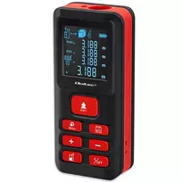 Qoltec Precise digital laser distance meter with electronic level | LCD with backlight | 50m