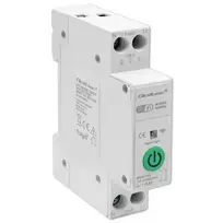Qoltec Wi-Fi DIN Rail Relay with Electricity Meter 63A | TUYA | SMART LIFE