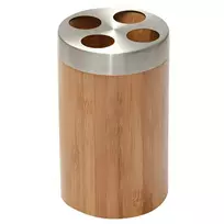 Axentia Bonja bamboo toothbrush holder