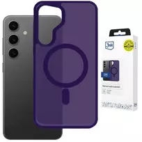 3mk Protection 3mk Smoke MagCase phone case with MagSafe support for Samsung Galaxy S24 (S921) purple