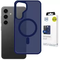3mk Protection 3mk Smoke MagCase phone case with MagSafe support for Samsung Galaxy S25 (S931) blue
