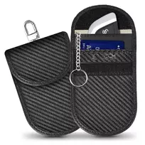 Tech-Protect KLATKA FARADAYA KLR100 Pouch Keyless RFID Signal Blocker Case Carbon Black