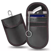 Tech-Protect KLATKA FARADAYA KLR100 Pouch Keyless RFID Signal Blocker Case Black/Red