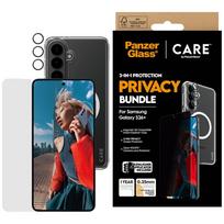 PanzerGlass CARE Privacy 3-in-1 Protective Set: Case + Glass Screen Protector + Lens Protector for Samsung Galaxy S26+
