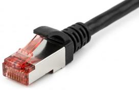 Brackton Kabelis Patch SF/UTP 0.5m CAT 6a Black