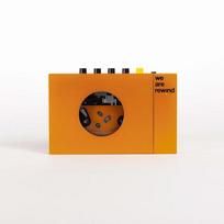 WE ARE REWIND Portable cassette player, 1 deck, orange
