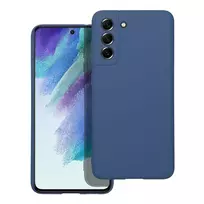 OEM Blue silicone phone case for Samsung Galaxy S21 FE 5G (G990)