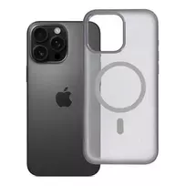 OEM Flexline Mag phone case with MagSafe support for iPhone 16 Pro Max, gray