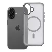OEM Flexline Mag phone case with MagSafe support for iPhone 17 gray