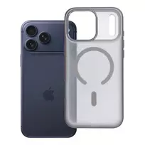 OEM Flexline Mag Cover phone case with MagSafe support for iPhone 17 Pro Max, gray