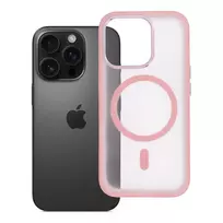 OEM Flexline Mag phone case with MagSafe support for iPhone 16 Pro pink