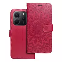 OEM MEZZO Book case for XIAOMI Redmi Note 14 5G, mandala magenta