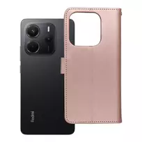 OEM MEZZO Book case for XIAOMI Redmi Note 14 4G (GLOBAL - 164.84mm x 78.15mm x 8.16mm) teddy bear rose gold