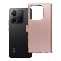 OEM MEZZO Book case for XIAOMI Redmi Note 14 4G (GLOBAL - 164.84mm x 78.15mm x 8.16mm) dreamcatcher, rose gold
